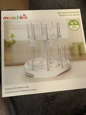 Munchkin High Capacity Drying Rack Holds Up To 16 Bottles Or Cups Dries Drains • $11.99