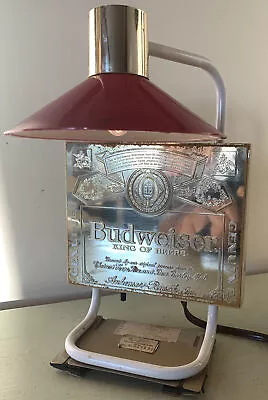 Vintage Budweiser Light Cash Register Lamp Sign For Bar Or Man Cave Works • $58.50