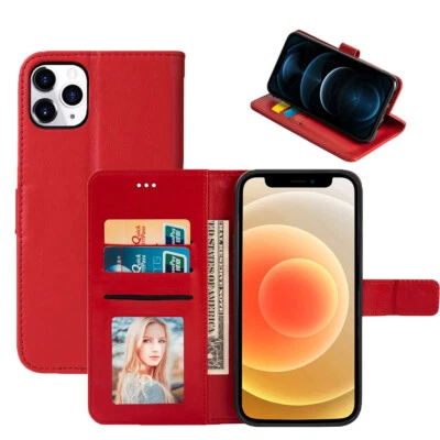 $9.89 • Buy Wallet Leather Flip Case Cover For IPhone 14 11 13 12 Pro XS Max XR 7 8 6 Plus X