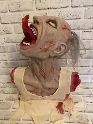 Mr. Stubbs Halloween Prop Hanging Decoration Zombie Monster Tongue Pierced 2011 • $175