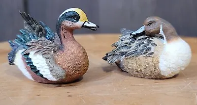 Vintage 1999 Westland Giftware Duck Figurines Wigeon Male And Female Pair Ducks  • $25
