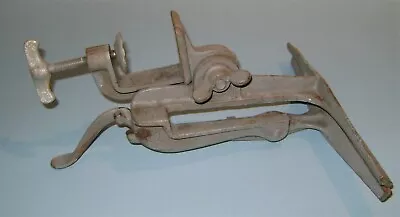 Vintage Cast Bench Mount Handsaw Sharpening Vise   • $39.95