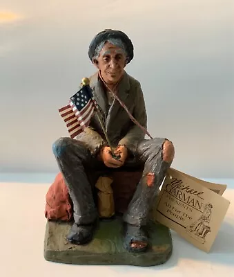 Vintage Michael Garman Resin Sculpture “Hobo” • $45