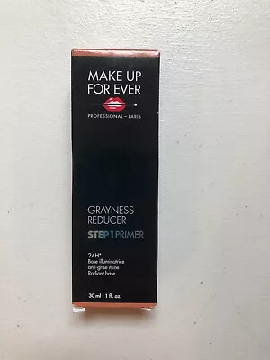 Make Up For Ever Grayness Reducer Step 1 Primer 24H Radiant Base ~ 30 Ml / 1 Oz • $20