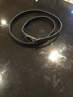 Womens Black Leather Belt With Magnetic Closure Medium • $5