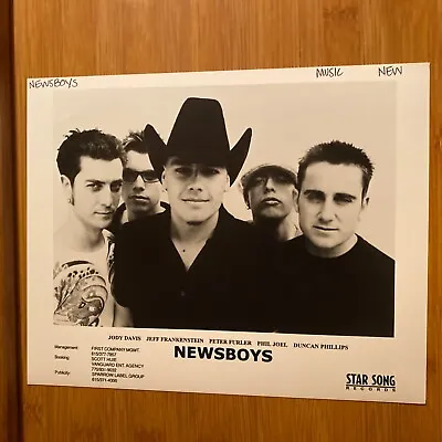 Newsboys Press Photo 8x10”. Peter Furler Jody Davis Phil Joel. See Info. • $21.99
