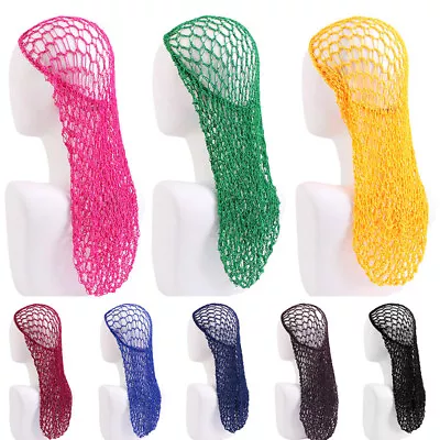 Women Vintage Ladies Soft Rayon Hair Net Snood Crochet Hairnet Cap UK Seller • $5.03