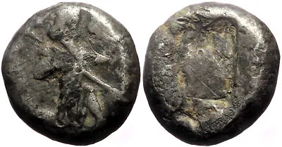 Achaemenid Silver Siglos Coin - Sardes  485-420 BC - Darios I To Xerxes II • $45