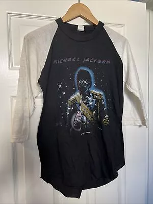 Vintage 1984 Michael Jackson Victory Tour Concert TShirt - LARGE - ONE OWNER • $99