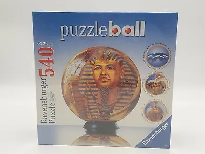 Rare Ravensburger 2004 Egypt Pharaoh 540 Piece Ball Puzzle 22cm Factory Sealed • $29.99