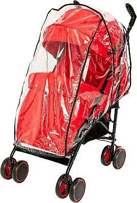 Buggy Rain Cover Universal Pushchair Stroller Pram Transparent Baby Travel • £12.99