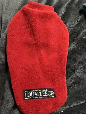 Equafleece Polartec Red - Front Legs Dog Suit Jumper - Size 14 (small Dog) • £17.99