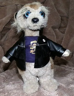 Vassily : Meerkat Toy : In Leather Jacket & Meerfest T-Shirt : No Certificate ~~ • £6.86