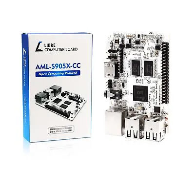 Libre Computer Board AML-S905X-CC (Le Potato) 2GB 64-bit Mini Computer For 4K... • $44.15