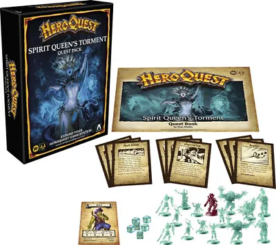 Hasbro Gaming - Heroquest: Spirit Queens Torment Quest Pack [New ] Table Top G • $28.86