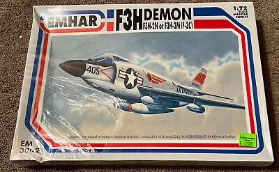 Emhar 1/72nd Scale F3H Demon Kit No. 3002 FACTORY SEALED  • $38.50