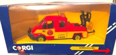 £11.50 • Buy 1990 CORGI 5  Long FORD TRANSIT   BARINGS KAREN  RECOVERY TRUCK MINT & BOXED