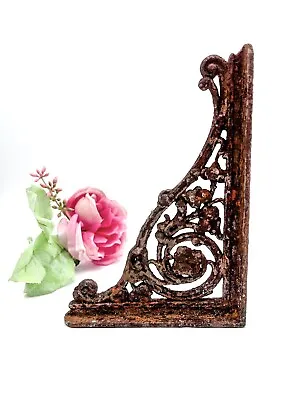 1844 Antique Wrought Iron Gothic Revival Corbel Salvaged From Charleston SC 9” • $50