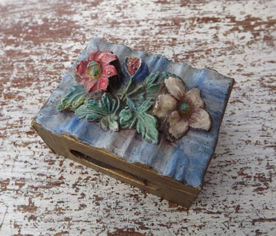£12 • Buy Vintage Barbola Match Box Cover