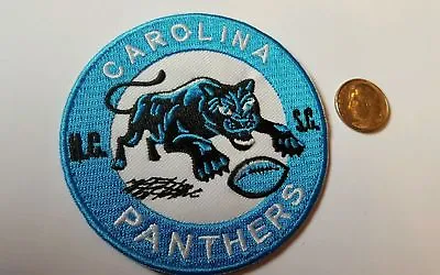 Carolina Panthers Vintage Embroidered Iron  On Logo Patch  3x3 NFL QUALITY • $6.09