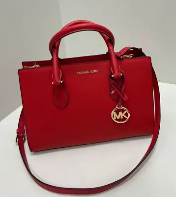 Michael Kors Medium Women Satchel Crossbody Bag Handbag Purse Shoulder Messenger • $229.31