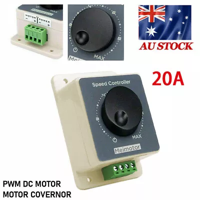 12V-48V 10A DC Motor Adjustable Speed Controller Durable Regulator Switch Tools • $14.69