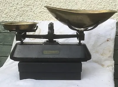 £20 • Buy A Set Of Vintage Cast Iron And Brass Scales.