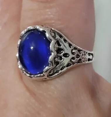 Victorian Trading Filigree Color Changing Mood Ring Sz 6 28Y • $24