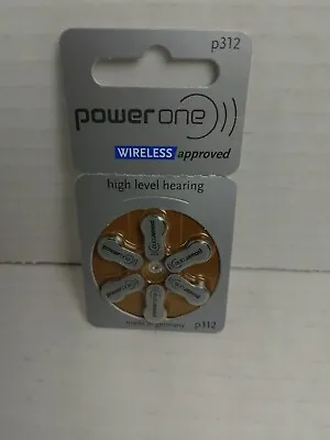 Power One P312 High Level Hearing Aid Battery Wireless 1.45v Exp 04-2027 • $6.25