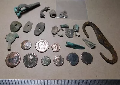 Roman Empire Coins Relics Artifacts Metal Detector Finds!   #215-ro-lot-1 • $59.95