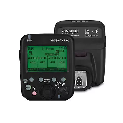 YONGNUO YN560-TX PRO 2.4G On- Flash Trigger Speedlite  R4R0 • £72.03