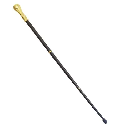 Masonic Walking Stick Master Free Mason Travel Cane W/ Solid Metal Handle Gold C • $35.23