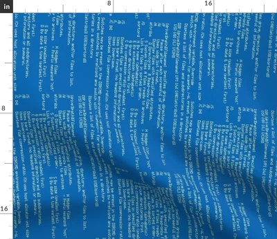 $12 • Buy Stripes 80S Computer Nerd Geek 90S Ms Dos Spoonflower Fabric By The Yard