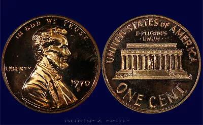 1970 S Lincoln Cent BU Proof Normal Date (not Small) • $2.69