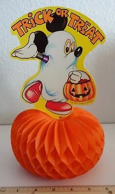 Vintage Mickey Mouse Halloween Honeycomb Centerpiece Decoration Walt Disney Co. • $14.99