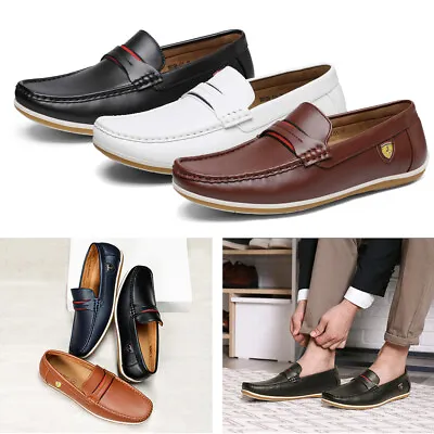 Men's Casual Loafers Lightweight Moccasins Driving Soft Shoes US Size 6.5-13 • $25.79
