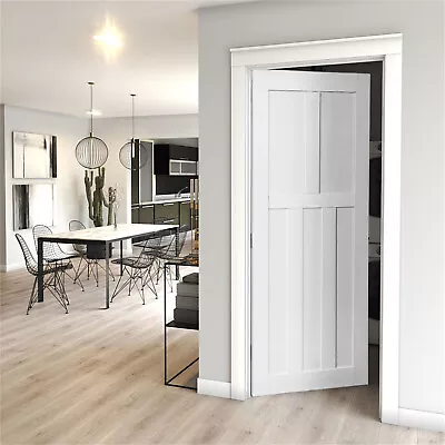 36  X 80  5 Panel Wood Primed Standard Door Slab Interior Single Door Slab • $237.99