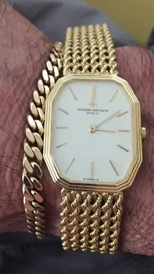 Vintage Watch Vacheron Constantin From The 70s Solid 18kt Gold Good Working Co • $1