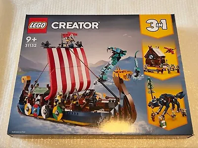 £86.33 • Buy LEGO Creator 3 In1 Viking Ship And The Midgard Serpent 31132 BNIB