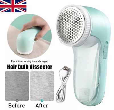 Electric Lint Remover USB Bobble Remover Fabric Shaver For Clothes • £5.69