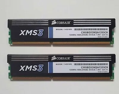 Corsair XMS3 DDR3 8GB (2x4GB) 1333MHz • £12.99