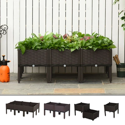 £29.99 • Buy Garden Raised Flower Elevated Bed Lightweight Vegetable Herb Plant Stand