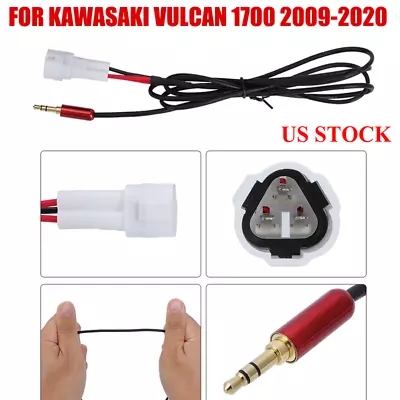 For Kawasaki Vulcan 1700 2009-2020 Premium Audio MP3 Cable Connect Harness 130cm • $17.99