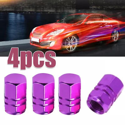 4PCS Aluminum Car Tire Wheel Rims Stem Air Valve Caps Tyre Cover Caps Universal • $2.84