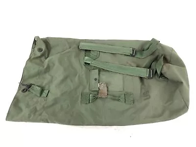Vintage US Military Duffel Bag Green 39x23  • $9.99