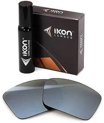 Polarized IKON Iridium Replacement Lenses For Oakley Break Point Silver Mirror • $35.90