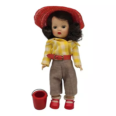 Darling Vintage 1950s Nancy Ann Muffie Doll Hard Plastic Walker 8  Molded Lashes • $164.99