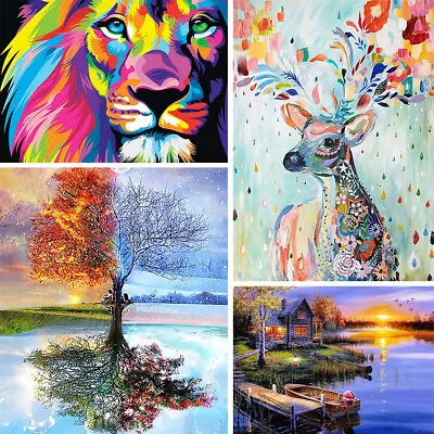 $11.49 • Buy 5D Diamond Painting Art Full Drill Embroidery Cross Stitch Kits Gift Home Decor