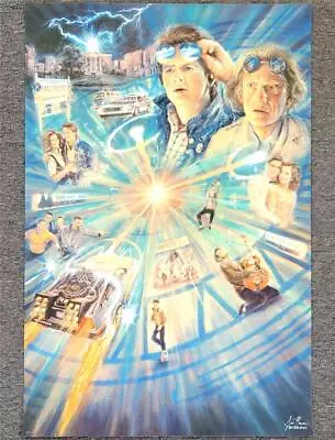 Back To The Future 24x36 Litho Mondo Print Gustavo Barroni Artist Proof AP/10 • $377.99