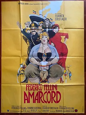 Poster Amarcord Magali Christmas Federico Fellini Bruno Zanin 47 3/16x63in • $167.77